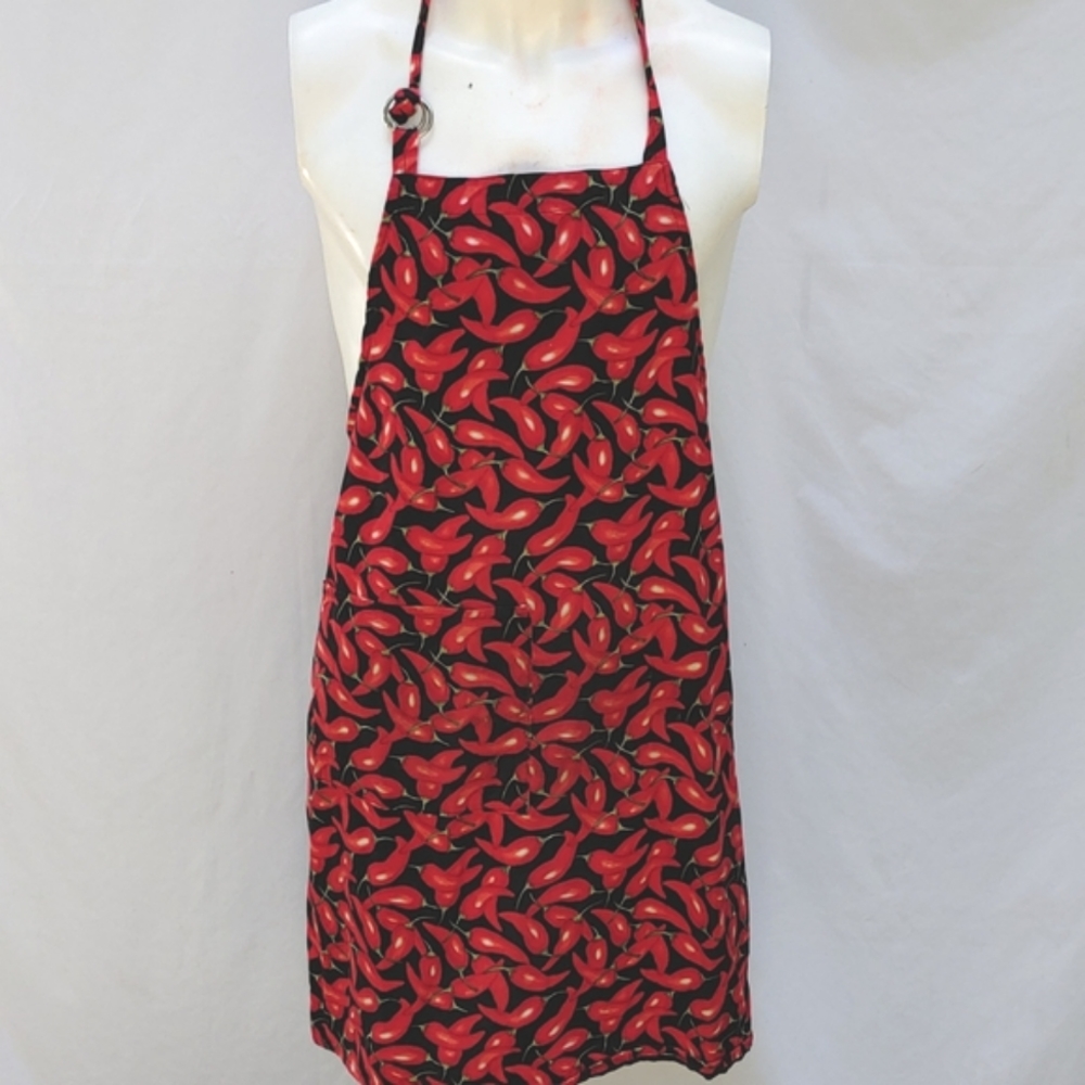 Chili Cook-off, Set of 3 reversible aprons, black lining, barbeque, Winner!